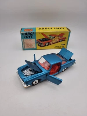 Corgi Toys No.241, Ghia L6.4, Metallic Blue Diecast Model Car With Original Box. - Image 1 of 4