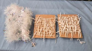 Christmas Icicles And White Garland Decor - Picture 1 of 4