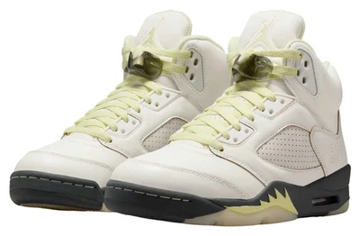 Nike Air Jordan 5 Retro Luminous Green Sneakers OG IM7592-130 Womens Size - Image 1 of 4
