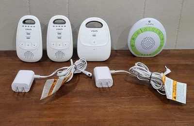 Monitor de bebé VTech DM112-2 con dos unidades para padres y spa de sonido Mybaby PROBADO  Foto 1 de 4