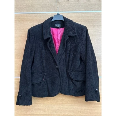 M.D.L. Женский блейзер New York черный текстурированный однобортный на 1 пуговице 14 - Изображение 1 из 4