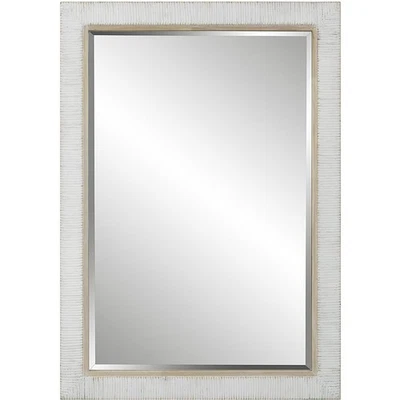 Uttermost 09829 Cape 41 X 29 inch Whitewashed Rattan and Solid Oak Mirror - Image 1 of 4