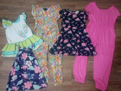 Girl's Lot Of (5) Tops & Jumpsuits Size 5/6 - Image 1 of 4