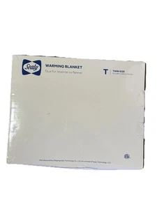 SEALY Electric Blanket Twin Size, Charcoal Color. Heated/Soft/Sherpa Blanket New - Picture 1 of 11