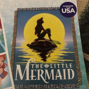 The Little Mermaid Tapestry - 48x60 inch Tapestry Throw-NEW - Picture 1 of 6