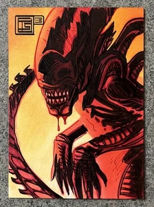 Alien Xenomorph Sketch Card PSC By Tim Shinn 1/1 - Picture 1 of 1