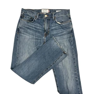 Lucky Brand 363 Vintage Straight Jeans Mens 31X32 Blue Denim Made in USA - Picture 1 of 8