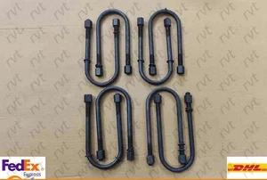 Fit for willys Jeep Suspension Leaf Spring Crown U Bolt Clip Set Of 8 - Picture 1 of 6