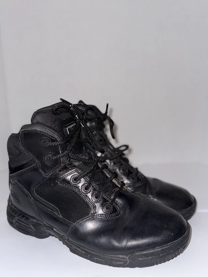 Botas táticas pretas femininas Bates Magnum Lady Midnite Plus 5201w tamanho 10  - Imagem 1 de 4