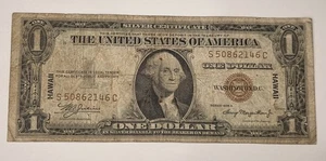 1935 A $1 Silver Certificate Note Hawaii Emergency Issue - Picture 1 of 2