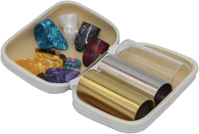 3 Pieces Medium Guitar Slides (Include 2 Colors Stainless Steel, 1 Pieces Glass) - Image 1 of 4