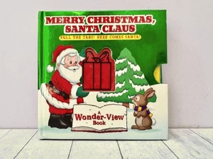 Merry Christmas Santa Claus Pull Tabs Wonder-View, Children Holiday VNT 2004 HC - Picture 1 of 1