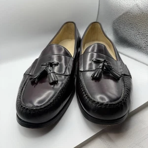 Cole Haan Men's Cognac Brown Tassel Loafers Size 16D - Picture 1 of 6
