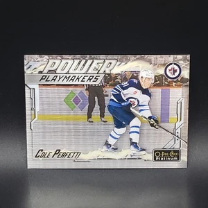 2024 O-Pee-Chee Platinum Power Playmakers #PM-8 Cole Perfetti - Picture 1 of 2