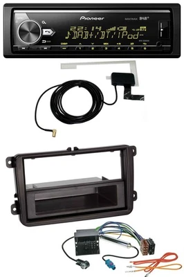 Pioneer Bluetooth DAB USB MP3 Autoradio für VW Sharan ab 10 Tiguan ab 07 Touran - Bild 1 von 4