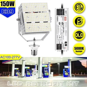 150W LED Retrofit Kit Replace 750W MH HPS Parking Lot Shoebox Light 5000K E39 - Picture 1 of 10