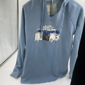 Wild Tribute Yosemite National Park Hoodie Shirt, Womens sz Medium, Blue C2/B1 - Picture 1 of 4