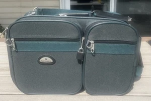 Samsonite Profile Canvas Vintage Shoulder Bag Luggage Carry On 17” Green - Picture 1 of 6