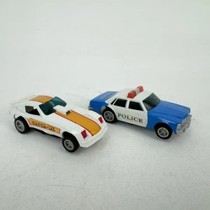 Vintage Matchbox Speedtrack Police Car & Catch Me Lot Slot Car PARTS REPAIR - Picture 1 of 7