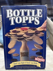 Bottle Topps Game - Real Wood By Parker Brothers - Picture 1 of 2