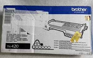 Brother TN420 Black Toner Cartridge - Picture 1 of 4