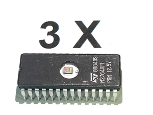 M2764A F1, 250ns, 5V, NMOS 64 Kbit (8Kbx 8) UV EPROM, progm.12,5V, 3 Stück/piece - Picture 1 of 4