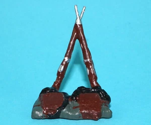 ELASTOLIN GEWEHR-PYRAMIDEN RIFLE PYRAMID 1940s HAUSSER GERMANY - Bild 1 von 4
