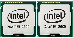 PAIR of Intel Xeon E5-2609 4-Core 2.40GHz 10MB 6.4GT/s FCLGA2011 Processor SR0LA - Picture 1 of 2