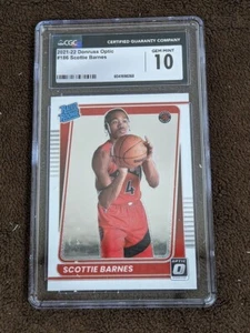 2021-22 OPTIC RATED ROOKIE CGC 10 SCOTTIE BARNES RAPTORS - Picture 1 of 1