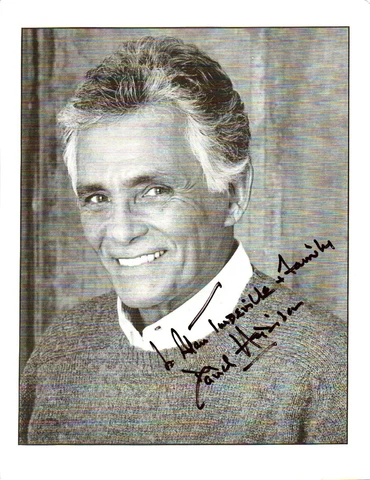 DAVID HEDISON (d.2019) - Actor - The Fly / Voyage Bottom of Sea -Autograph Photo Cover