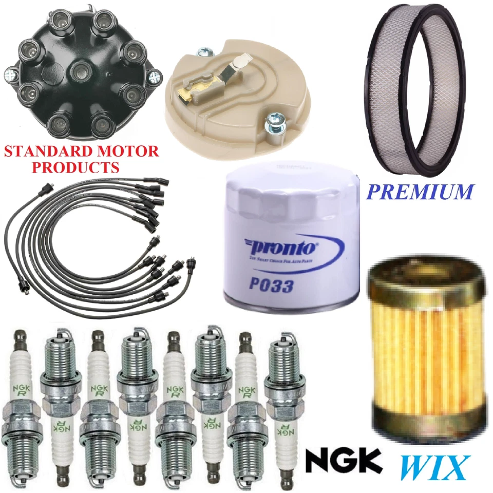 Kit de afinación filtros tapones de cable para Pontiac Bonneville V8 7,5 L 4BBL 1970-1971 Foto 1 de 1