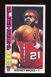 1976-77 Topps #31 Sidney Wicks Blazers Carte NBA Basketball 