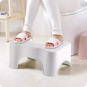 Toilet Squat Step Bathroom Childrens Adult Potty Stool Constipation Aid Relief - Picture 1 of 7