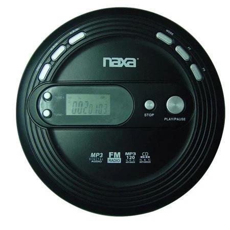 Naxa Electronics NPC-330 Slim Portable Cd and MP3 Player with FM Radio & Anti-Sh - Image 1 of 1