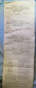 PARCHE DE NOTICIAS USNS General Alexander Troop Carrier 4 números agosto 1951 - Imagen 1 de 8