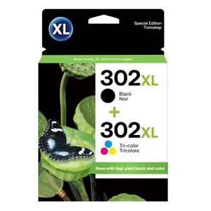 Pour HP 302XL Multipack Cartouches d'imprimante Deskjet 1110 1112 2130 3639OfficeJet 3838 - Photo 1/7