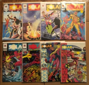 Lot of 8 SOLAR MAN OF THE ATOM VALIANT COMICS 26-28 30 32 34 39 41 B&B VG+ 1993 - Picture 1 of 5
