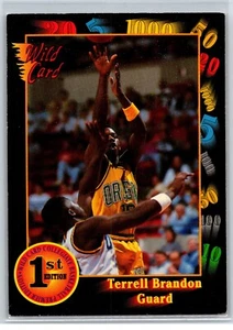 Comodín AAA Sports Terrell Brandon Oregon 1992 primera edición #40 - Imagen 1 de 2
