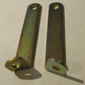 Fits 1976-86 Jeep CJ & 1987-95 YJ Front Seat Belt Extension Bracket Set RH + LH - Picture 1 of 5