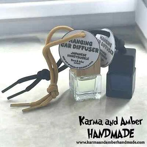 Hanging Car Diffuser Air Freshener. 8 Fragrances available, Black or Natural - Picture 1 of 1