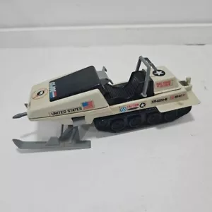 GI Joe Polar Battle Bear Lot Ski Mobile Vehicle Hasbro Incomplete 1983 Vtg - Picture 1 of 11