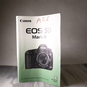 Canon 5D III User Instruction Guide  Manual - Picture 1 of 1