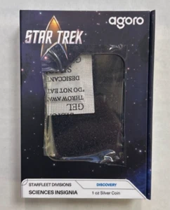 Star Trek Trading Coin 2024 Agoro New Zealand Mint Sealed 1 coin a box - Picture 1 of 1