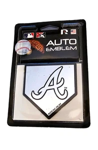 Atlanta Braves MLB Baseball Auto Emblem Chrome Finish Team Logo Sports - Picture 1 of 1