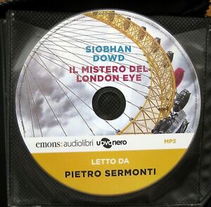 Audiolibro audiobook cd MP3 IL MISTERO DEL LONDON EYE  -  SIOBHAN DOWD / usato