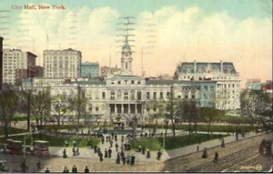 City Hall, New York Postcard - 1912 Postally Used - Picture 1 of 2