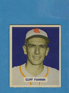 1949 Bowman Baseball Single: #120 Cliff Fannin (EX+) EO1 - Picture 1 of 2