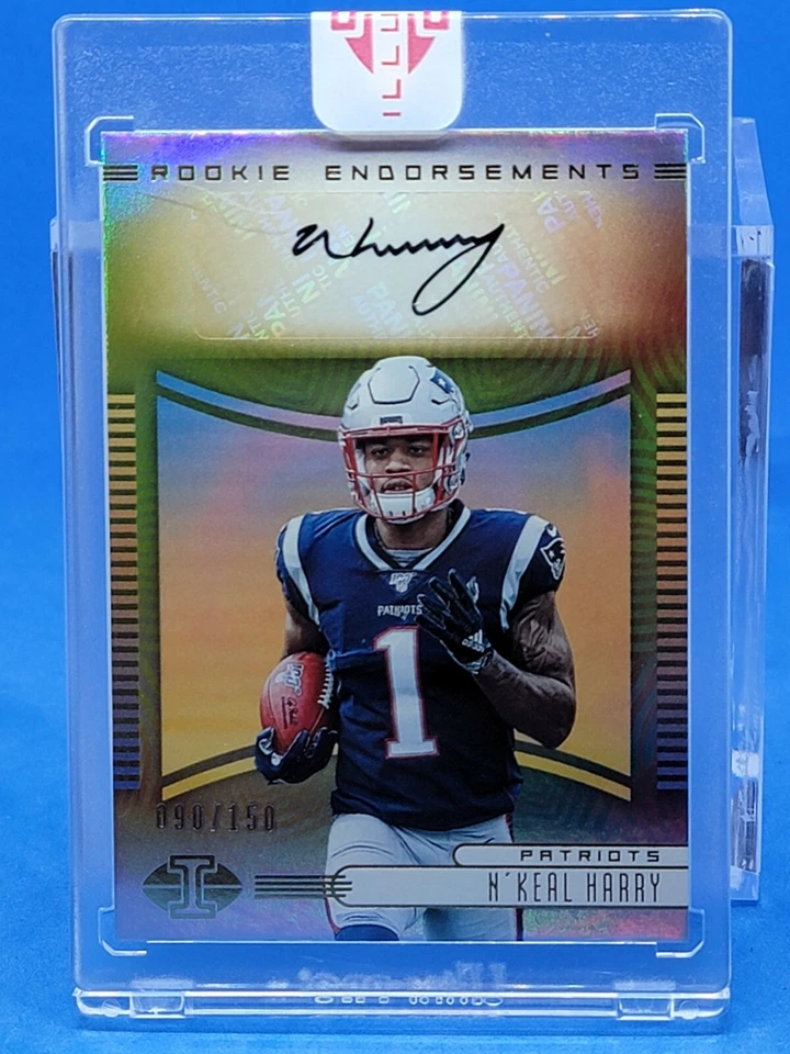 N'KEAL HARRY 2019 PANINI ILLUSIONS ROOKIE signed  AUTO AUTOGRAPH RC CARD #90/150 - Image 1 of 4