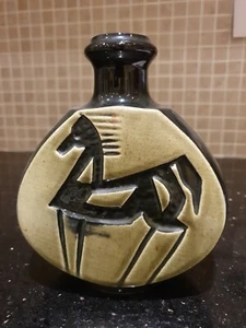 Rare vintage Otto MULDERS Green horse Vase Mid Century Modern - Picture 1 of 6