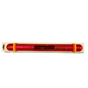 Rolling Pin Water Fillable Aluminum Adjustable Warm Cold 13.5 Red Non Stick New - Picture 1 of 11